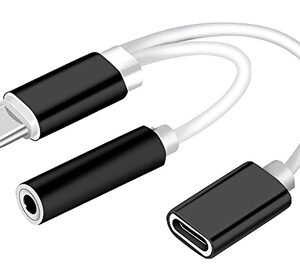 POWERTECH αντάπτορας USB-C σε USB-C & 3.5mm θηλυκό CAB-UC030, λευκός