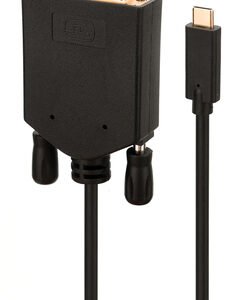 POWERTECH καλώδιο USB-C σε DVI CAB-UC050, 1080p/60Hz, 2m, μαύρο