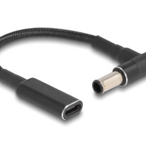 POWERTECH καλώδιο τροφοδοσίας CAB-UC065, USB-C σε Sony 6.0x4.3mm, μαύρο
