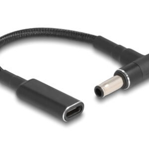 POWERTECH καλώδιο τροφοδοσίας CAB-UC066, USB-C σε Samsung 5.5x3mm, μαύρο