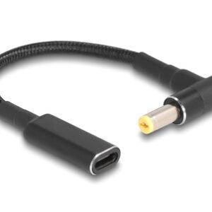 POWERTECH καλώδιο τροφοδοσίας CAB-UC070, USB-C σε Acer 5.5x1.7mm, μαύρο