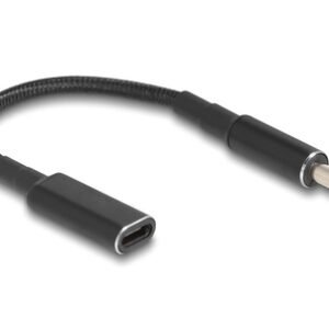 POWERTECH καλώδιο τροφοδοσίας CAB-UC072, USB-C σε Dell 4.5x3.0mm, μαύρο