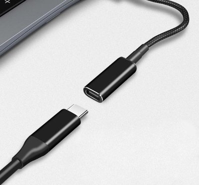 POWERTECH καλώδιο τροφοδοσίας CAB-UC075, USB-C σε HP 4.5x3.0mm, μαύρο - Image 2