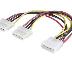 POWERTECH καλώδιο ρεύματος IDE (F) σε 2x IDE (M) CAB-W004, 20cm