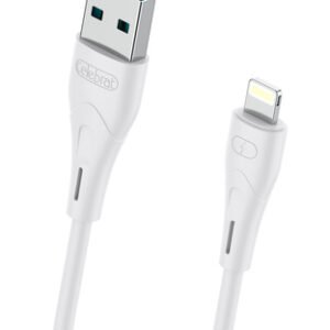 CELEBRAT καλώδιο Lightning σε USB CB-18I, 2.4A, 480Mbps, 1m, λευκό