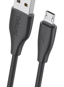 CELEBRAT καλώδιο micro USB σε USB CB-31, 3A, 480Mbps, 1m, μαύρο