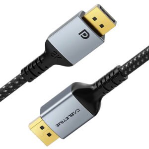 CABLETIME καλώδιο DisplayPort CT-DP8K, 32.4Gbps, 8K/60Hz, 2m, μαύρο