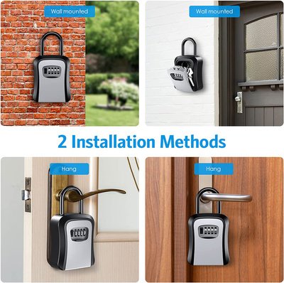 C-TECH κλειδοθήκη με λαιμό CTL-0023, συνδυασμού 4 ψηφίων, 9.2x4.2x11.6cm, 473gr - Image 2