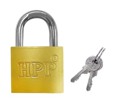 HPP λουκέτο πέταλο με κλειδί CTL-0040, 25mm, μεταλλικό