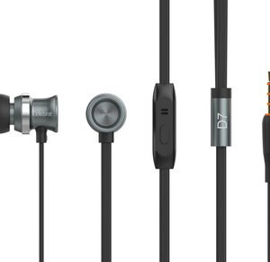 CELEBRAT earphones με μικρόφωνο D7, 3.5mm σύνδεση, Φ10mm, 1.2m, μαύρα