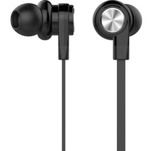 CELEBRAT earphones με μικρόφωνο D9, 3.5mm σύνδεση, Φ10mm, 1.2m, μαύρα