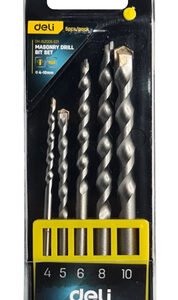DELI σετ τρυπάνια DH-JGZ005-ED1 για μπετόν, 4-10mm, 5τμχ