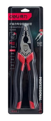 DELI πένσα DL0005 με αντιολισθητικές λαβές, 200mm - Image 3