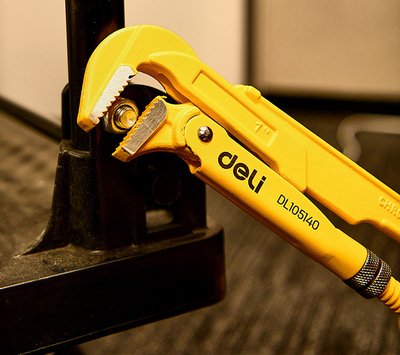 DELI γκαζοτανάλια DL105140, έως 40mm, 32cm, κίτρινη - Image 2