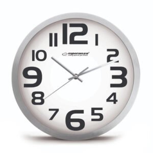 ESPERANZA Ρολόι τοίχου Zurich EHC013W, 25cm, λευκό