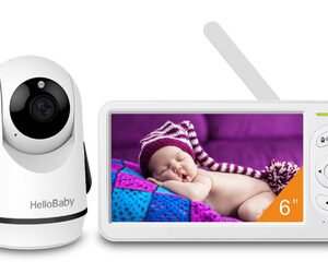 HELLOBABY ενδοεπικοινωνία μωρού HB6364 με κάμερα & οθόνη 6", 720p, PTZ
