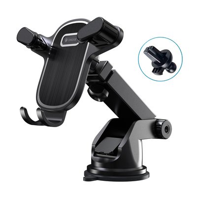 CELEBRAT βάση smartphone αυτοκινήτου HC-08, ταμπλό & αεραγωγών, μαύρη