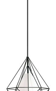 POWERTECH φωτιστικό οροφής HLL-0005, E27, Φ27, μεταλλικό, λευκό-μαύρο