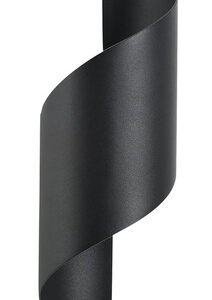 POWERTECH LED φωτιστικό τοίχου HLL-0163, 10W, 4000K, 800lm, IP65, μαύρο