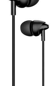 USAMS earphones με μικρόφωνο EP-39, 3.5mm σύνδεση, Φ10mm, 1.2m, μαύρα