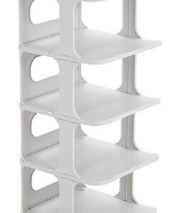 HOME USE παπουτσοθήκη HUH-0150, 5 θέσεων, 24.5x26.5x60cm, γκρι