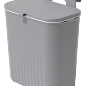 HOME USE κάδος απορριμμάτων HUH-0152, 9lt, 26x16x29cm, γκρι