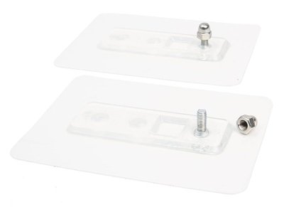 HOME USE γωνιακό ράφι τοίχου HUH-0159, αλουμινίου, 28x5.5x21cm, μαύρο - Image 6