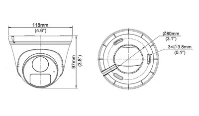 UNIARCH IP κάμερα IPC-T122-APF28, 2.8mm, 2MP, IP67, PoE, IR έως 30m - Image 3