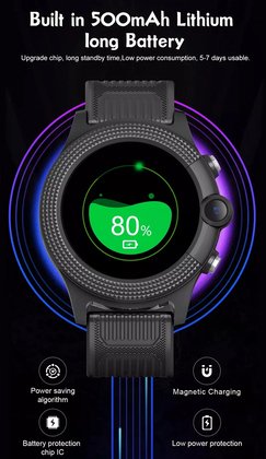 INTIME GPS smartwatch για παιδιά IT-051, 1.28", camera, 4G, IPX7, μαύρο - Image 6