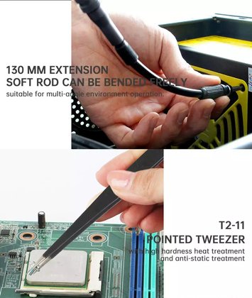 JAKEMY σετ κατσαβιδιών ακριβείας JM-8176 με θήκη, CR-V, 106τμχ - Image 3