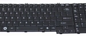 Πληκτρολόγιο για Toshiba Qosmio G50, US, μαύρο