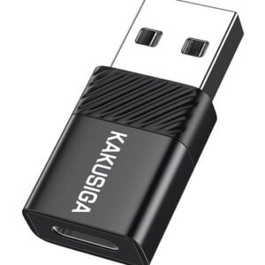 KAKUSIGA αντάπτορας USB-C σε USB KSC-1407, 480Mbps, 60W, μαύρος