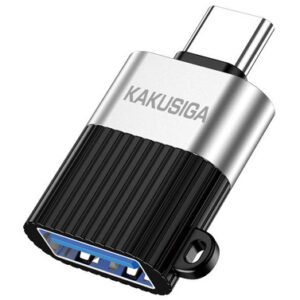 KAKUSIGA αντάπτορας USB-C σε USB KSC-1420, 5Gbps, 18W, γκρι
