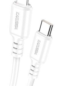 KAKUSIGA καλώδιο Lightning σε USB-C KSC-982, 20W, 480Mbps, 1m, λευκό