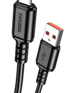KAKUSIGA καλώδιο micro USB σε USB KSC-982, 3A, 480Mbps, 1m, μαύρο