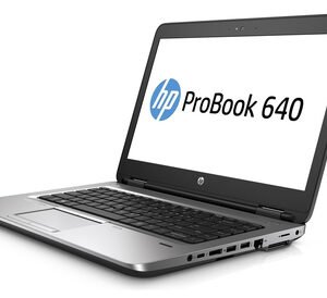 HP Laptop ProBook 640 G2, Refurbished Grade B, i5-6300U, 8/256GB M.2, Cam, 14", HD Graphics 520, FreeDOS