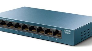 TP-LINK Desktop Switch LS108G, 8-port 10/100/1000Mbps, Ver. 1.0