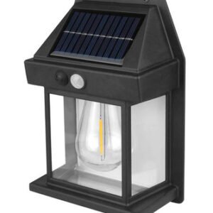 LED ηλιακό φωτιστικό τοίχου LXBK888 με αισθ/ρα φωτός & κίνησης, 1800mAh