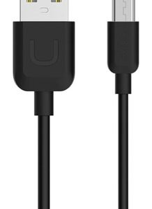 USAMS καλώδιο USB σε Micro USB US-SJ098 U-Turn, 2.1A, 1m, μαύρο