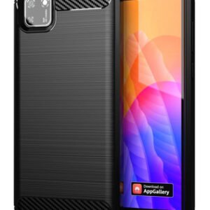 POWERTECH Θήκη Carbon Flex MOB-1523, Huawei Y5p, μαύρη