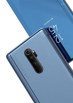 POWERTECH θήκη Clear view MOB-1551, Xiaomi Mi Note 10 Lite, μπλε - Image 2