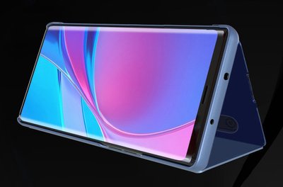 POWERTECH θήκη Clear view MOB-1551, Xiaomi Mi Note 10 Lite, μπλε - Image 3