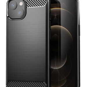 POWERTECH Θήκη Carbon MOB-1659 για iPhone 13 mini, μαύρη