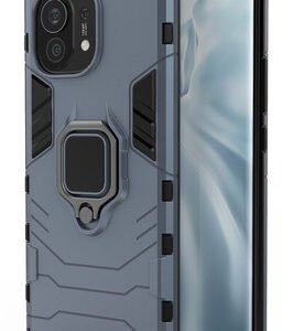POWERTECH Θήκη Ring Armor MOB-1712 για Xiaomi Mi 11, μπλε