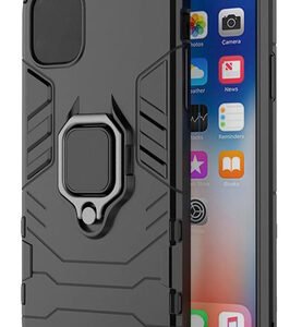 POWERTECH Θήκη Ring Armor MOB-1748 για iPhone 14 Pro, μαύρη
