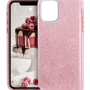 POWERTECH θήκη Shining MOB-1810 για iPhone 14 Pro, ροζ