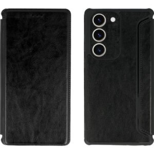 POWERTECH θήκη Razor Leather MOB-1913 για Samsung Galaxy S23 Plus, μαύρη
