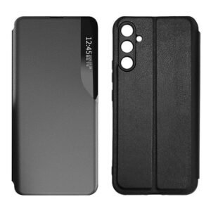POWERTECH θήκη Smart view MOB-1915 για Samsung A24, μαύρη