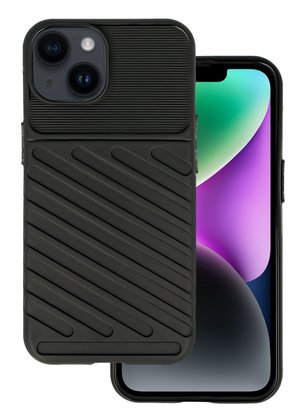 POWERTECH Θήκη Thunder MOB-1921 για iPhone 15, μαύρη