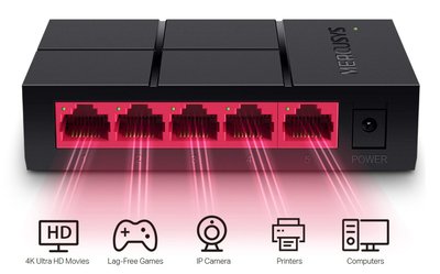 MERCUSYS Desktop Switch MS105G, 5x 10/100/1000 Mbps, Ver. 1 - Image 6